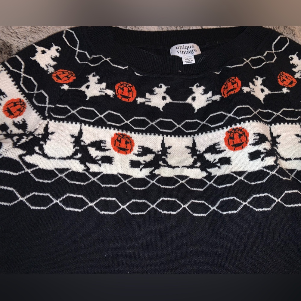 Halloween ModCloth sweater - Picture 2 of 4